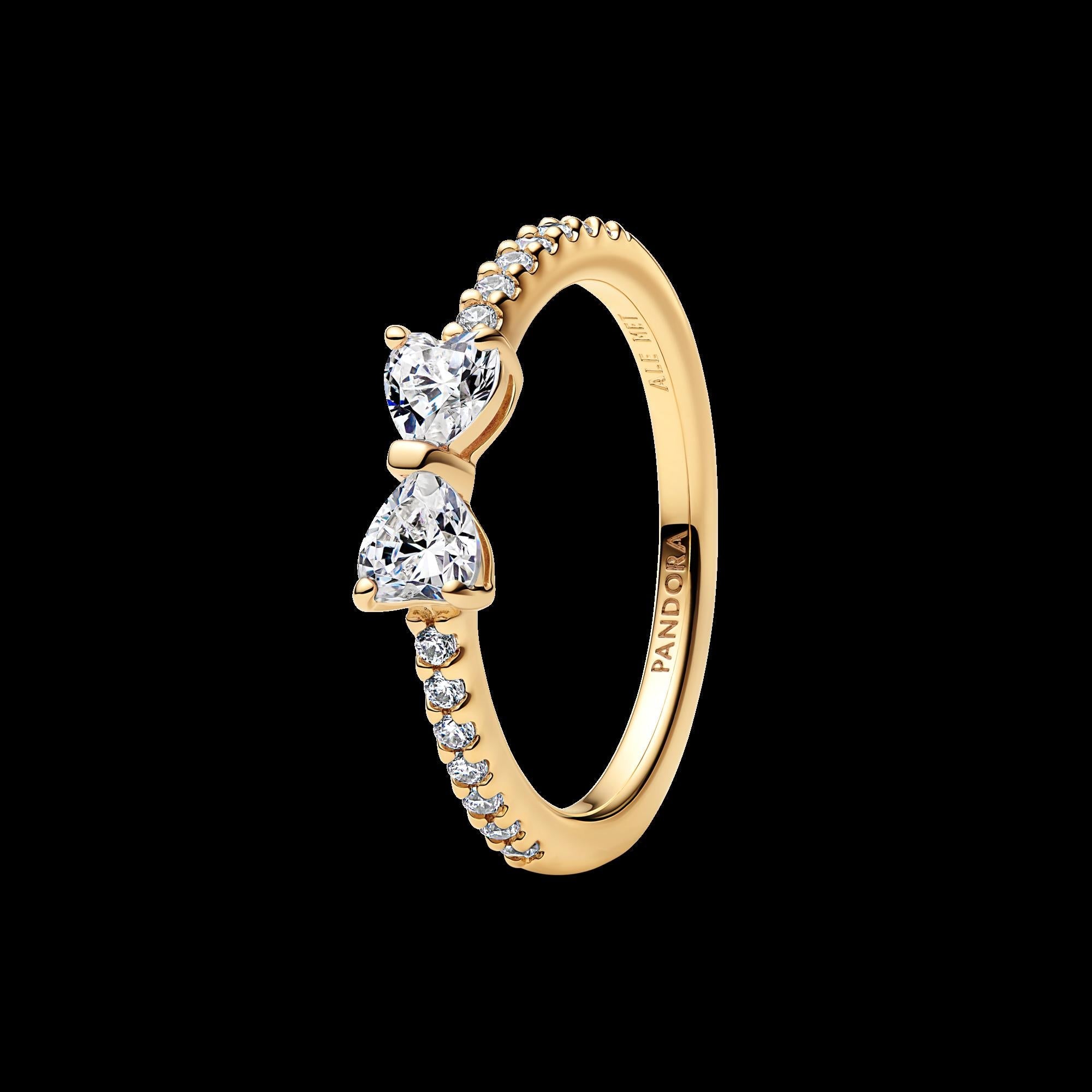 Elevated Pink Heart Ring