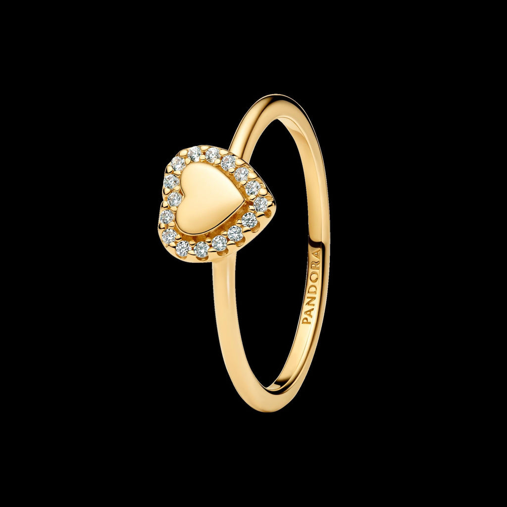 Elevated Pink Heart Ring