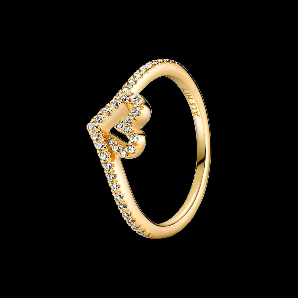 Elevated Heart Ring