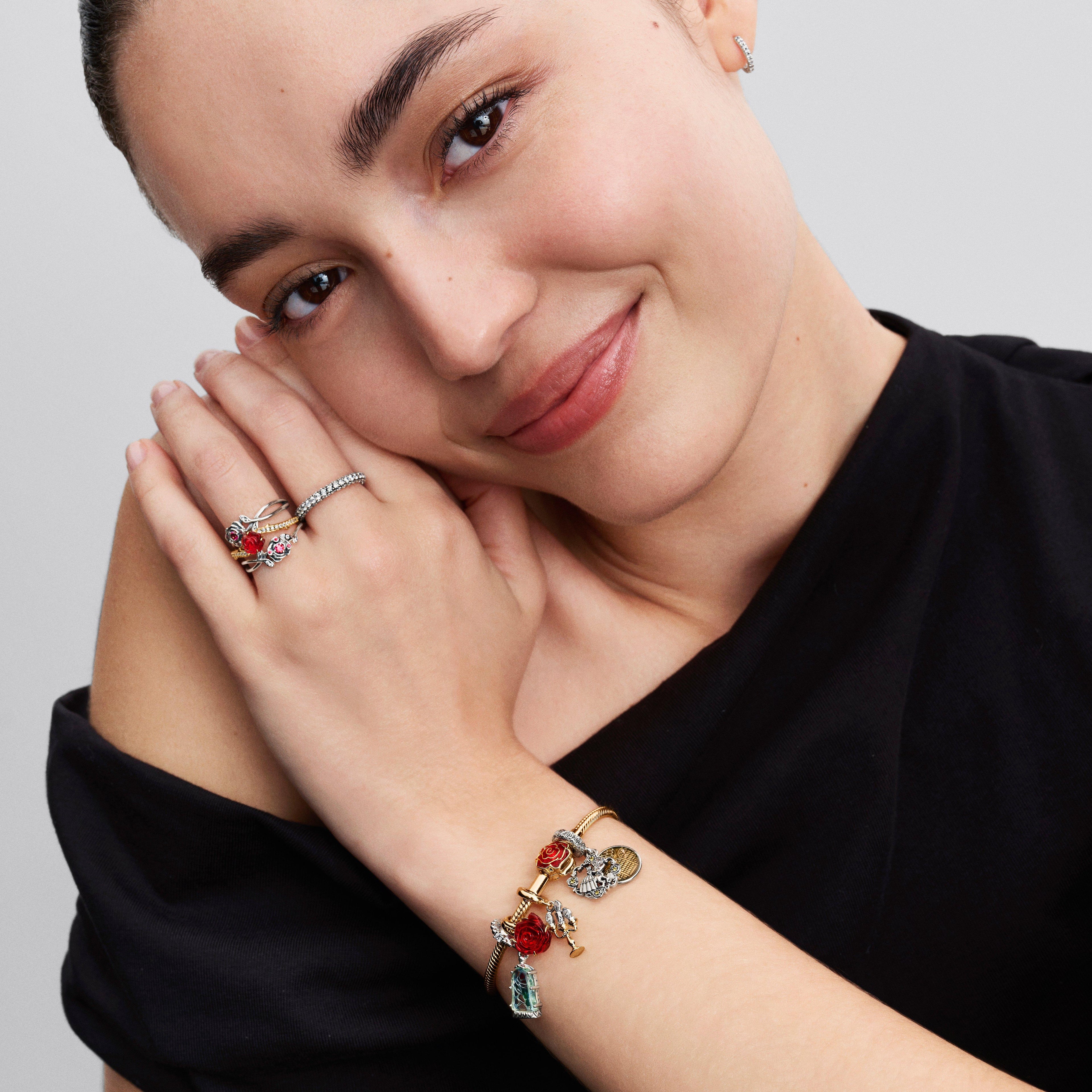 Disney Beauty and the Beast Enchanted Rose Ring