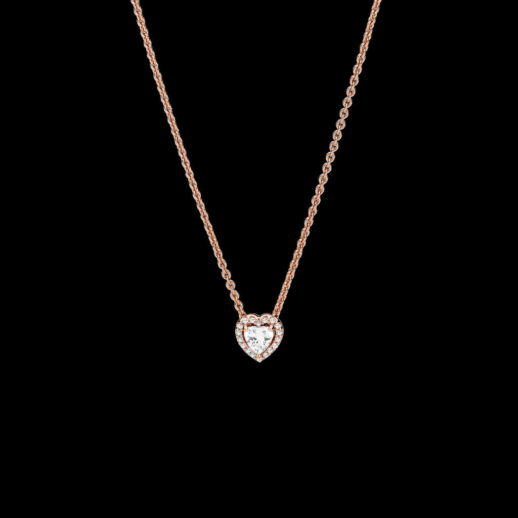Sparkling Elevated Heart Ring