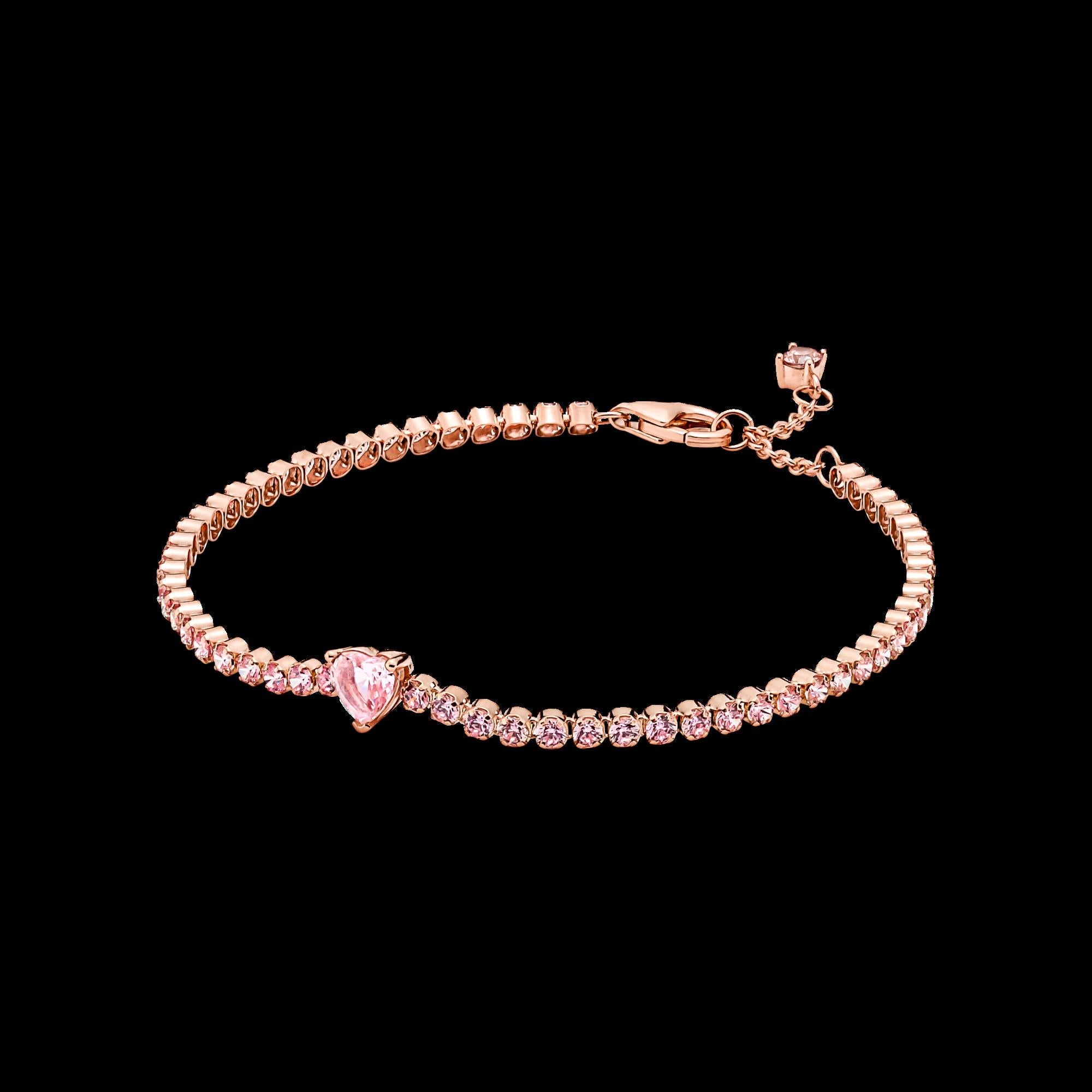 Sparkling Elevated Heart Ring