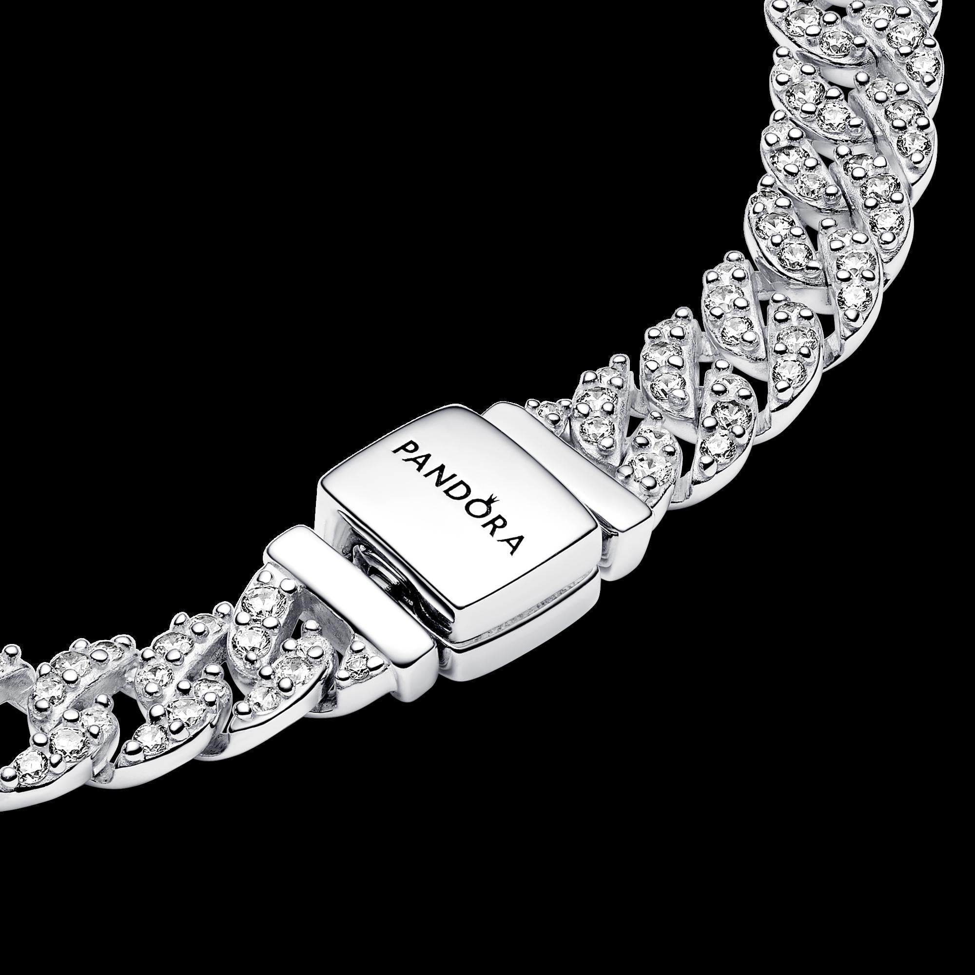 Pavé Cuban Chain Bracelet