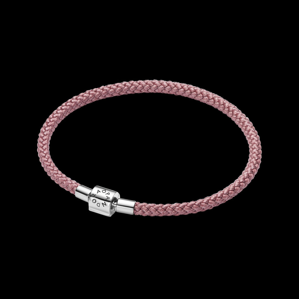 Shimmering Pink Cord Bracelet