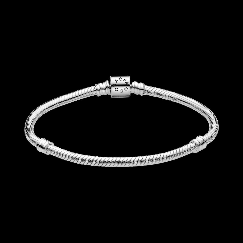 Pandora Moments Barrel Clasp Snake Chain Bracelet