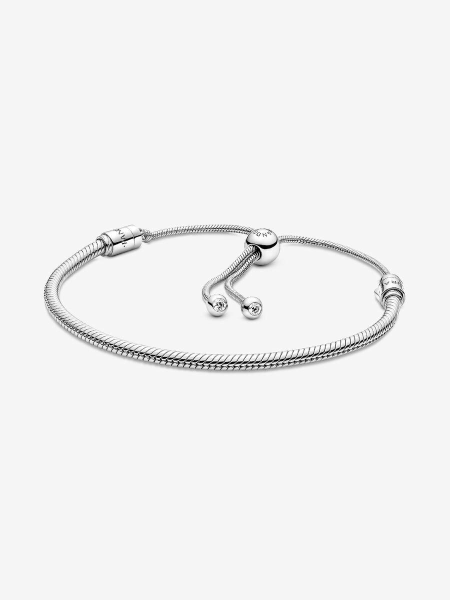 Pandora Moments Barrel Clasp Snake Chain Bracelet