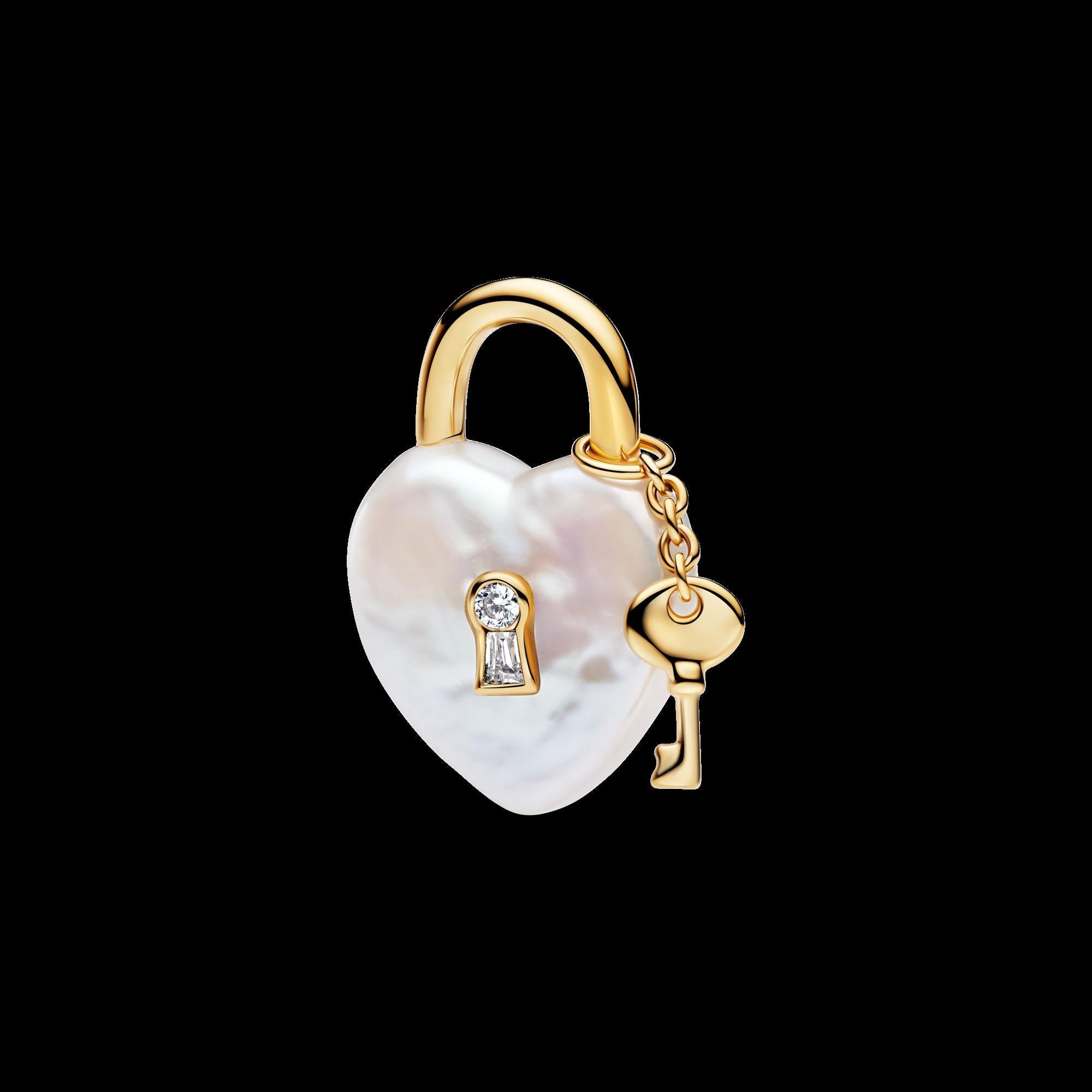 Treated Freshwater Cultured Baroque Pearl Mushroom Dangle Charm