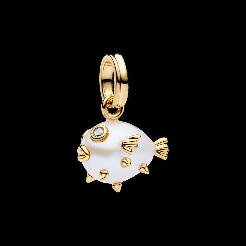Treated Freshwater Cultured Baroque Pearl Cloud Dangle Charm