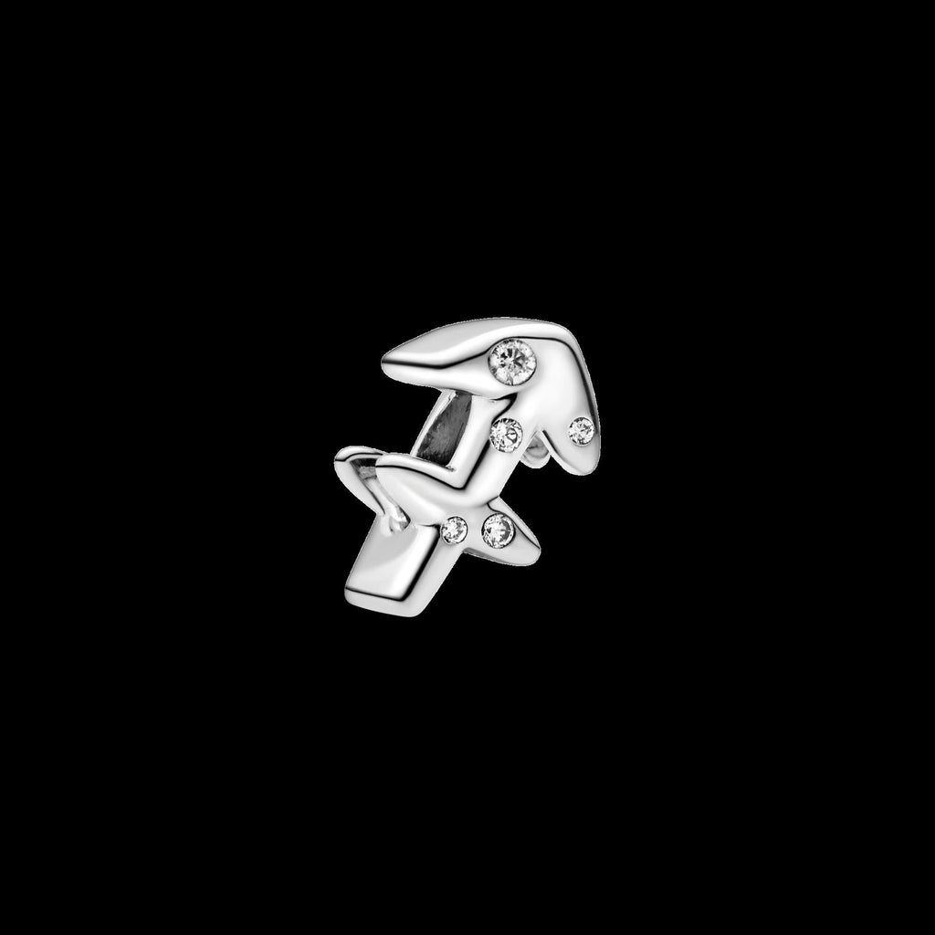 Sparkling Wishbone Heart Ring